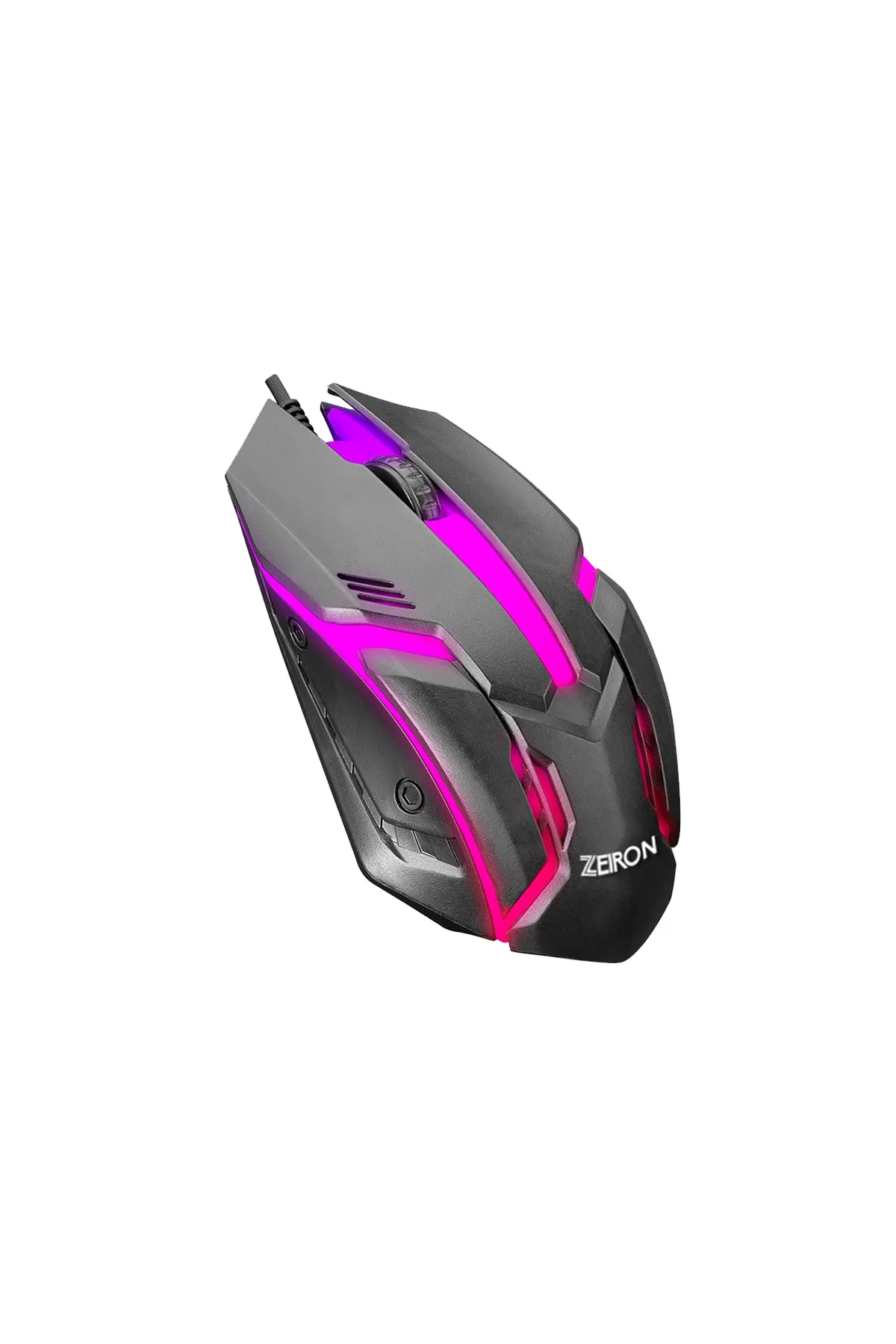 Zeiron T350 Suspansion Q Türkçe Işıklı RGB Klavye Mouse Set Siyah